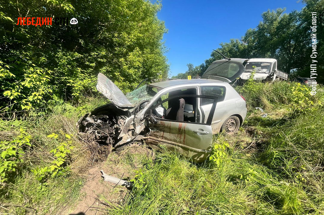 На Сумщині в ДТП травмовано трьох людей