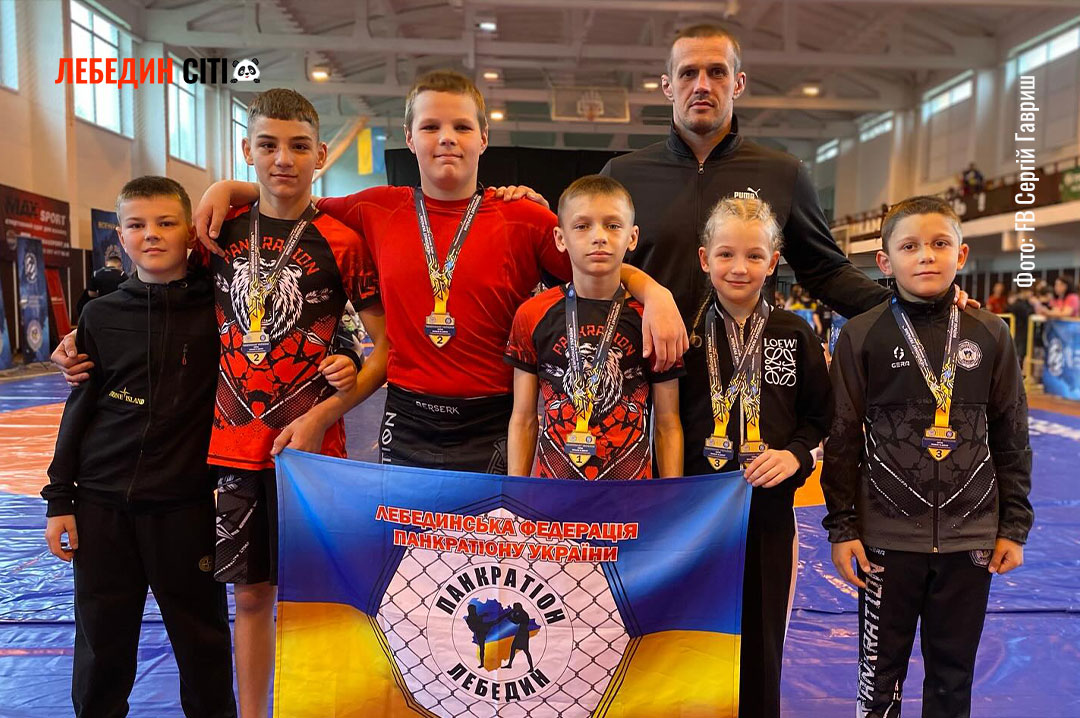 Юні спортсмени з Лебедина вибороли медалі на Чемпіонаті України з панкратіону та грепплінгу