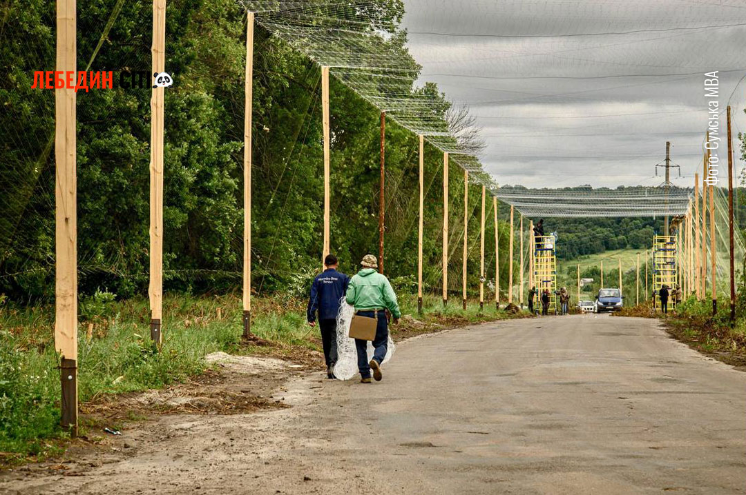 У Сумах вздовж автошляхів облаштовують антидронові коридори