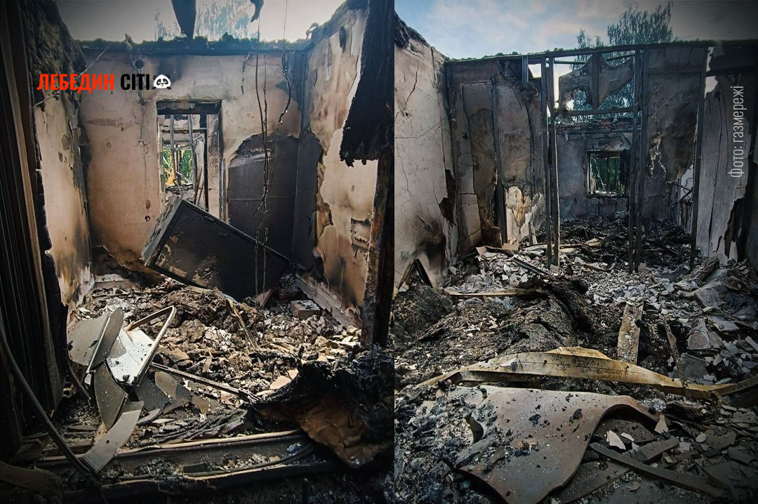 На Сумщині російські дрони з запалювальною сумішшю атакували підприємство газових мереж