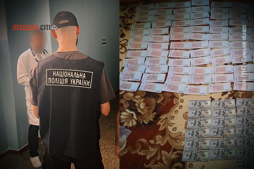 Тисяча доларів за довідку ВЛК: на Сумщині викрили на хабарі депутата Шосткинської райради