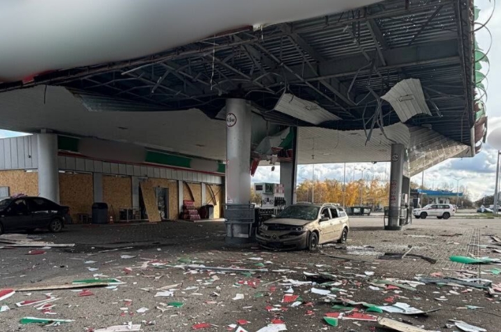 Ворог завдав удару по АЗС в Сумах