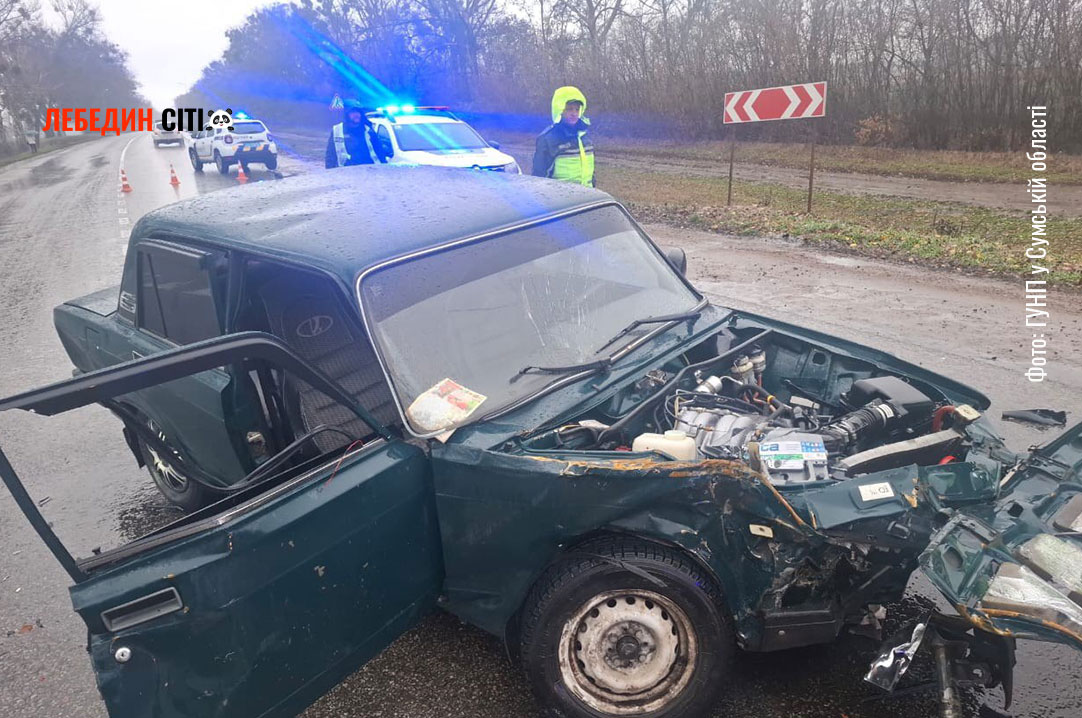 У Сумському районі внаслідок ДТП травмовано троє людей