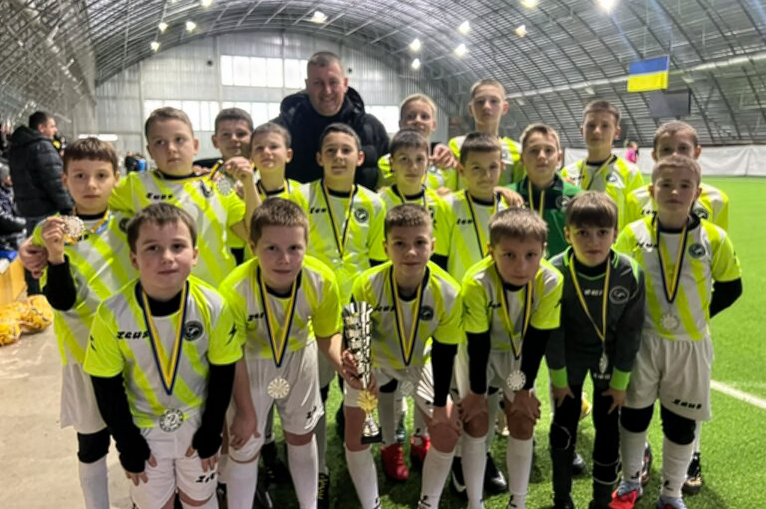 Юні футболісти з Лебедина вибороли «срібло» на турнірі в Полтаві