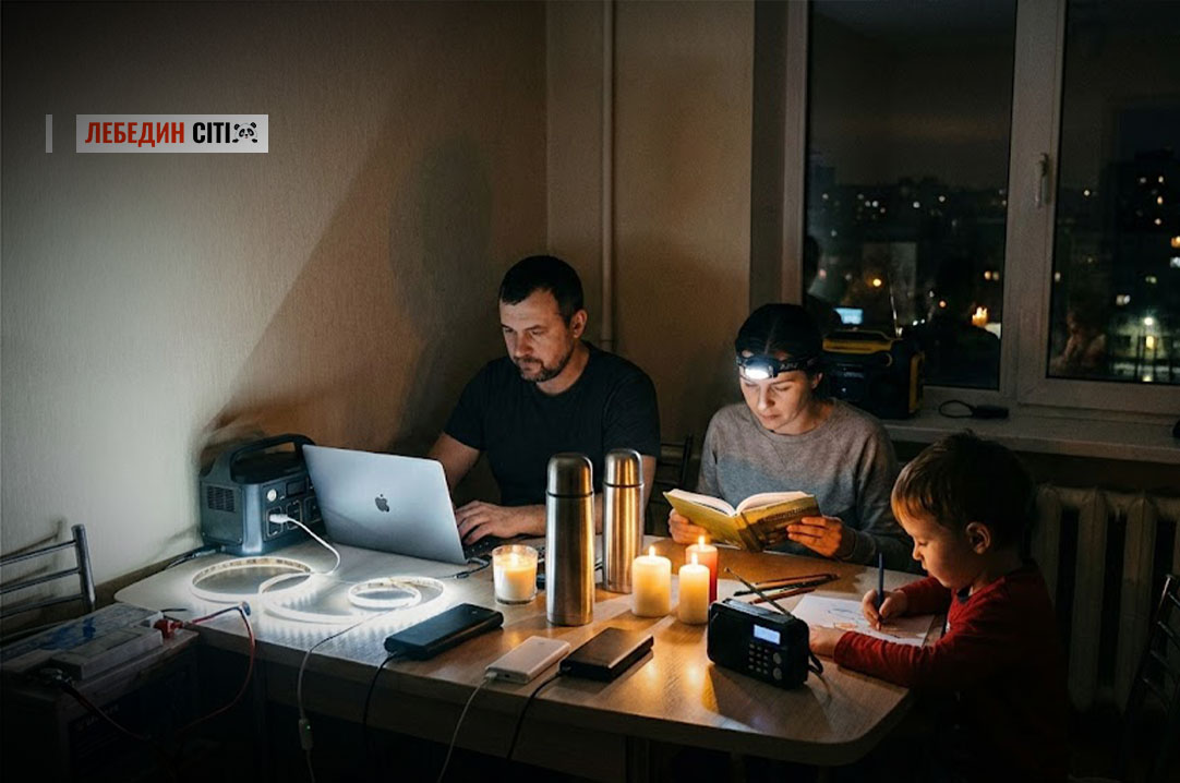 Графік відключення електроенергії на Сумщині 22 січня