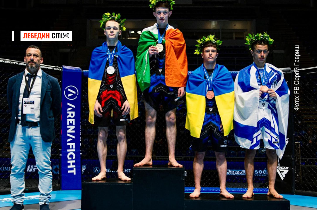 Захар Дремлюга з Лебедина виборов «бронзу» на Чемпіонаті Європи з ММА
