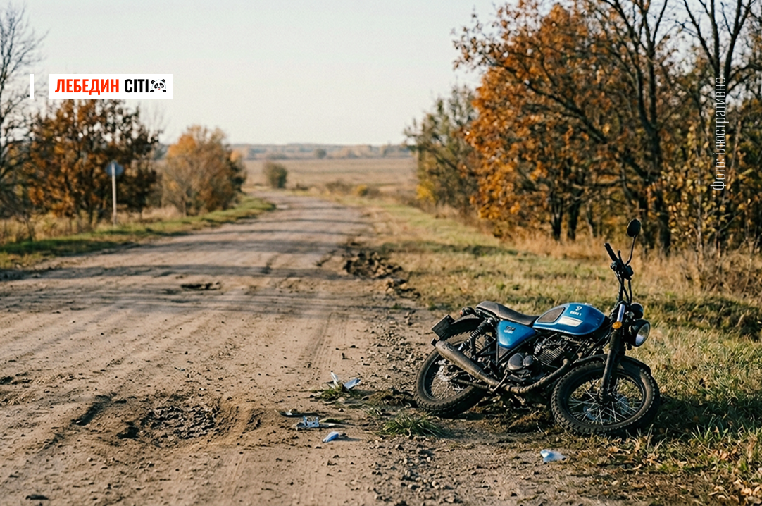 На Сумщині російський дрон атакував цивільний мотоцикл