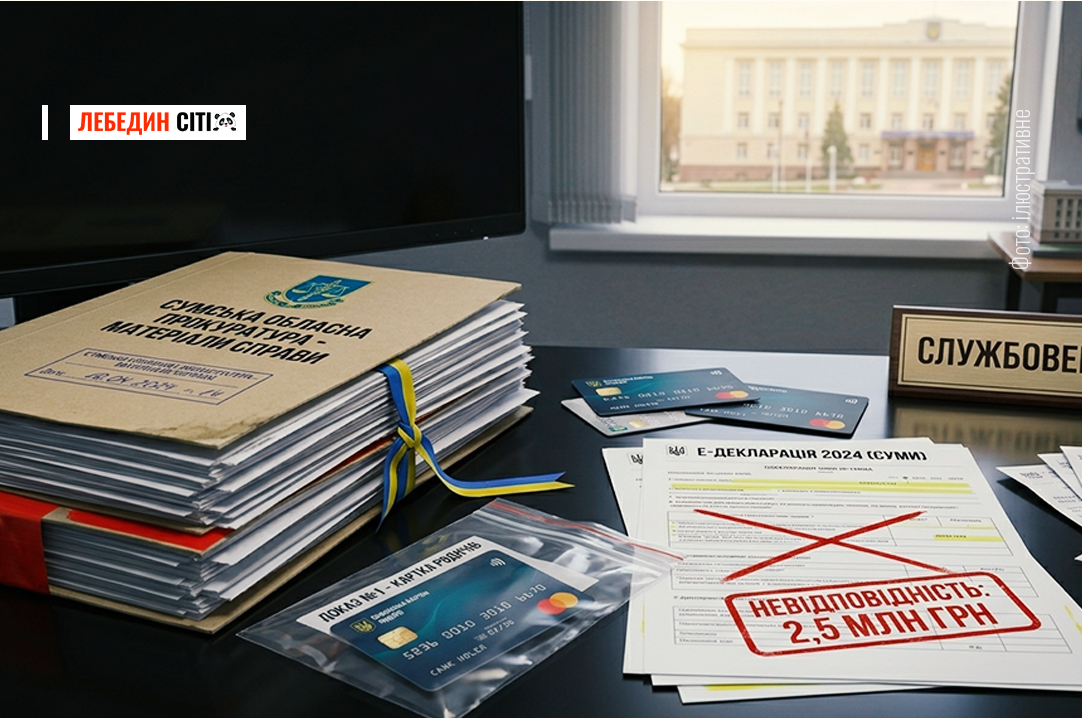 На Сумщині держслужбовець постане перед судом через «забуті» 2,5 мільйона у декларації